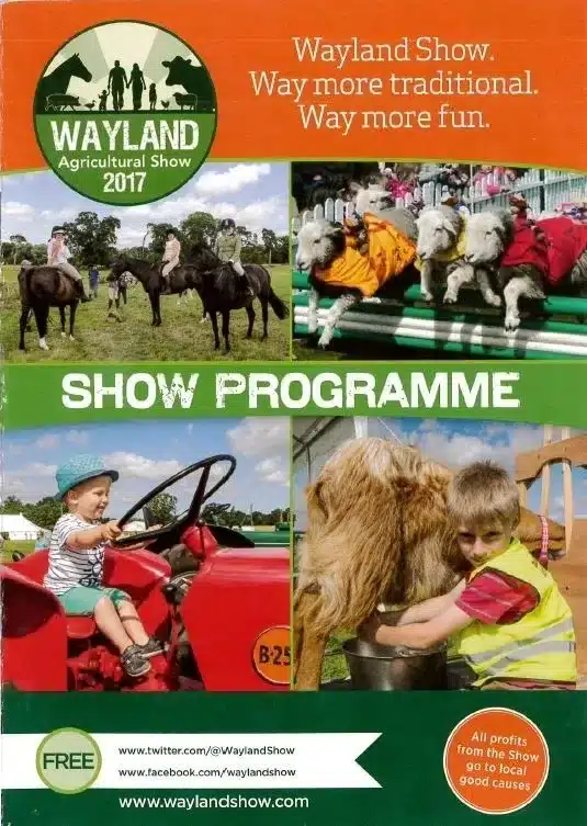 Wayland Agricultural Show 2017 poster
