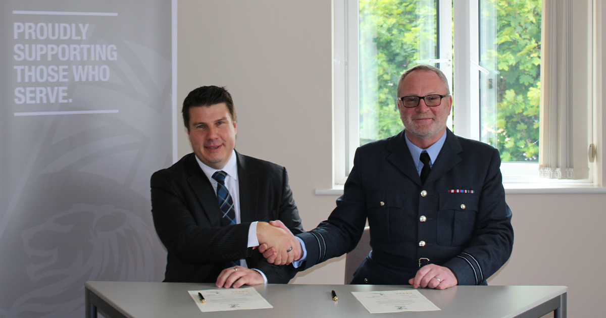 Abels signs Armed Forces Covenant