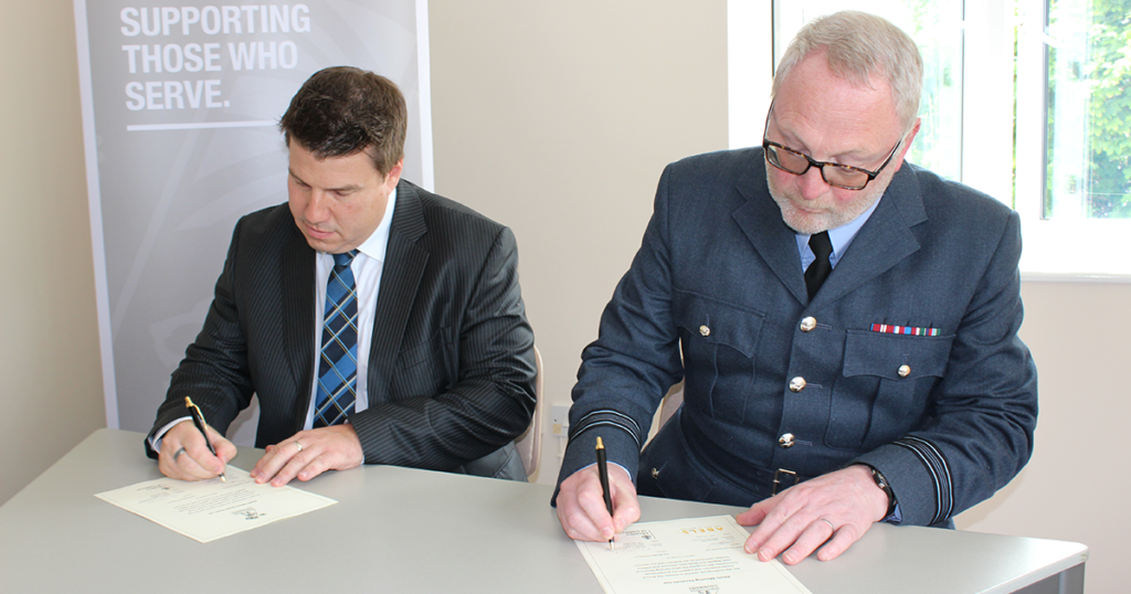 Abels sign the armed forces covenant