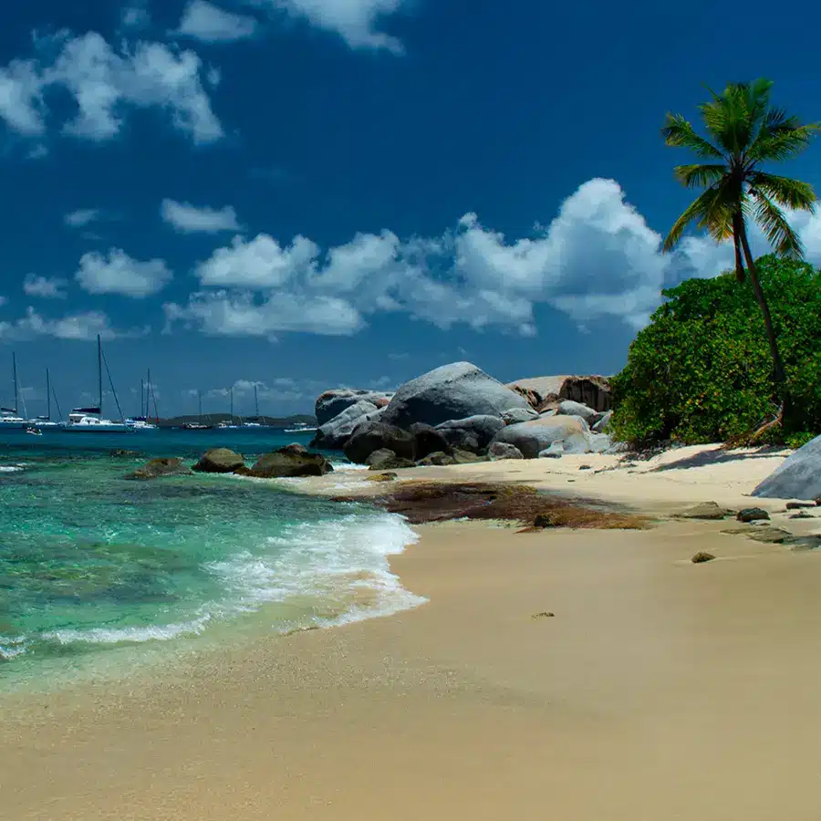 The-beach-at-The-Baths-on-Virgin-Gorda-in-the-British-Virgin-Island