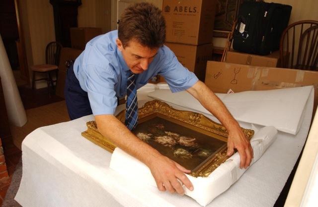 Storing art in archive materials