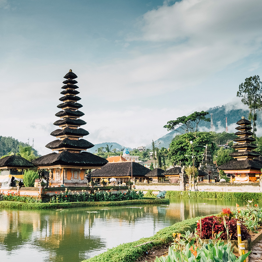 bali pagoda , indonesia