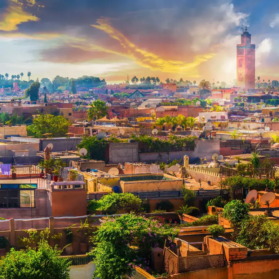 views-of-Marrakech-old-medina-Morocoo