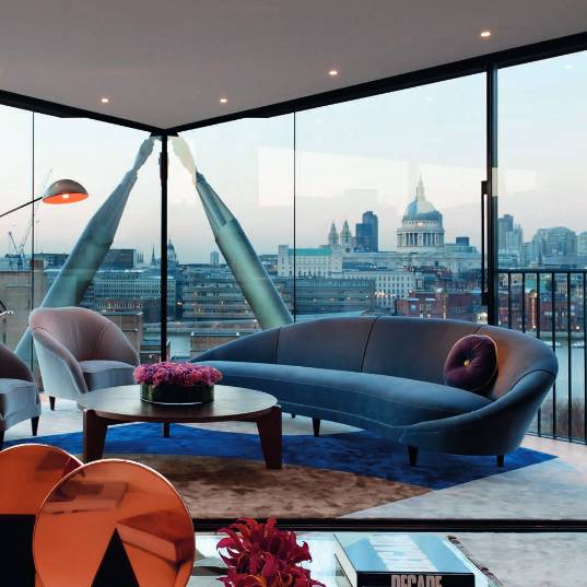 Moving to a penthouse apartment in London
