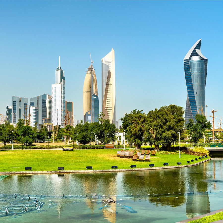 skyline-of-kuwait-city-at-al-shaheed-park