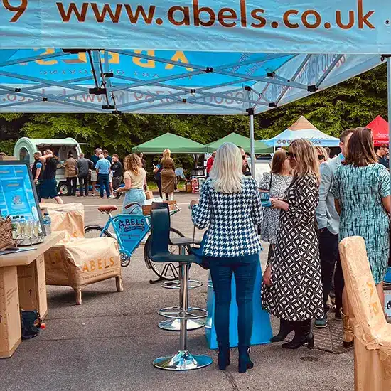Abels tent at The Elite London Show