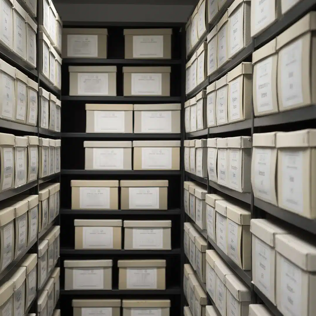 Archive and document storage services in Abels secure warehouse