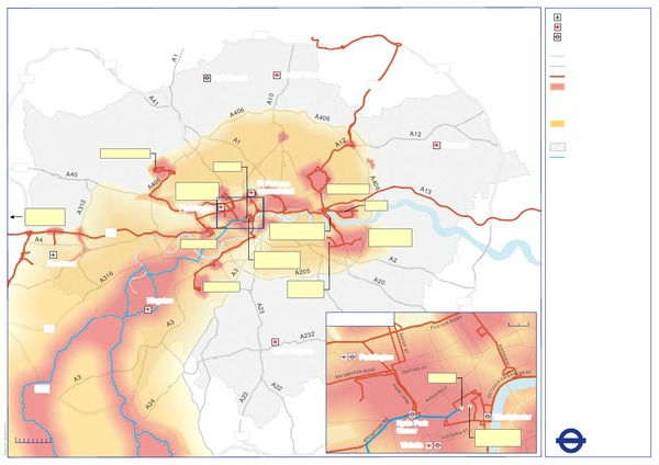 London Olympics 2012 Hot Spots of congestion